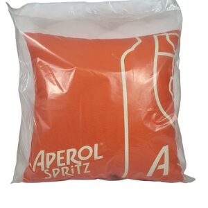Aperol Spritz Orange Pillow Patio Cushion Lounge Chair 18"x18" New In Package